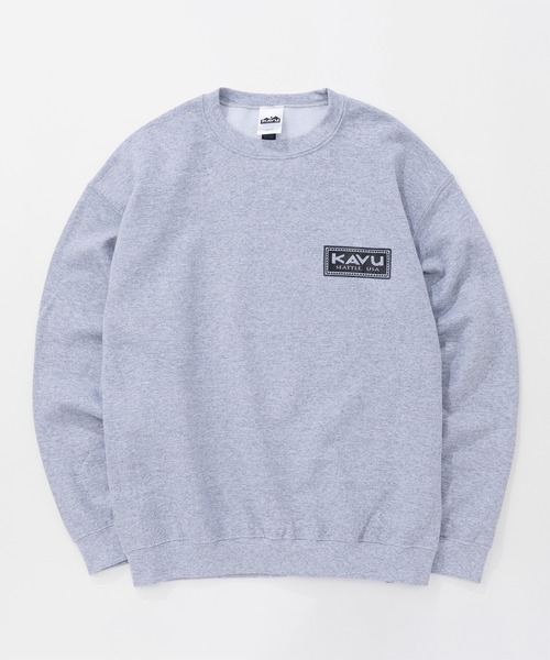 KAVU(カブー)の「KAVU/カブー Stamp Sweat/スタンプスウェット(スウェット・メンズ・ブラック/グレー・X-LARGE/MEDIUM/LARGE)」の6枚目の写真