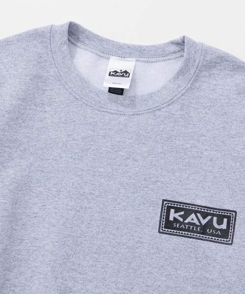 KAVU(カブー)の「KAVU/カブー Stamp Sweat/スタンプスウェット(スウェット・メンズ・ブラック/グレー・X-LARGE/MEDIUM/LARGE)」の7枚目の写真