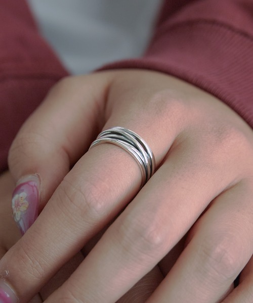 BLANK (ブランク)の「Silver motif design ring / シルバーモチーフ デザインリング(リング・レディース・シルバー系5/シルバー系3/シルバー系1/シルバー系4/シルバー系2・FREE)」の5枚目の写真