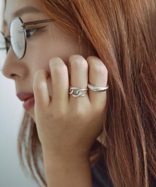 BLANK (ブランク)の「Silver motif design ring / シルバーモチーフ デザインリング(リング・レディース・シルバー系5/シルバー系3/シルバー系1/シルバー系4/シルバー系2・FREE)」の18枚目の写真