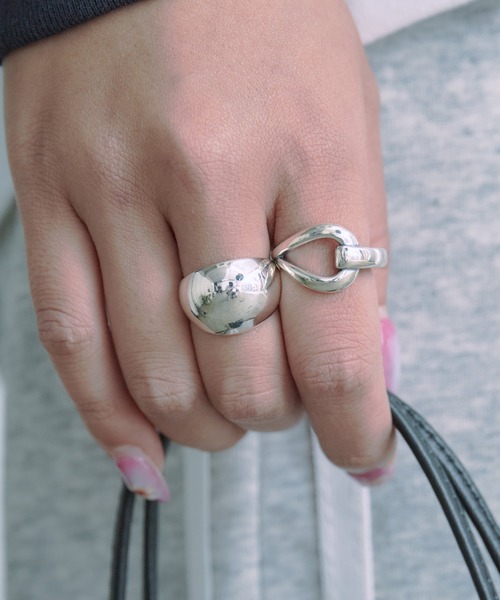 BLANK (ブランク)の「Silver motif design ring / シルバーモチーフ デザインリング(リング・レディース・シルバー系5/シルバー系3/シルバー系1/シルバー系4/シルバー系2・FREE)」の6枚目の写真