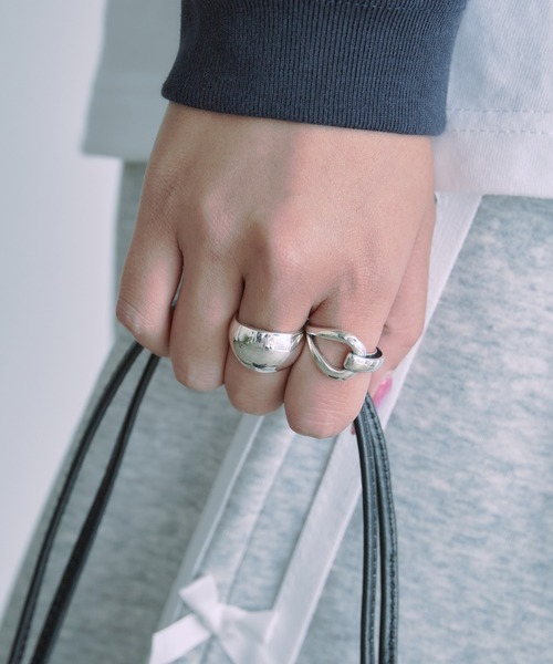 BLANK (ブランク)の「Silver motif design ring / シルバーモチーフ デザインリング(リング・レディース・シルバー系5/シルバー系3/シルバー系1/シルバー系4/シルバー系2・FREE)」の7枚目の写真