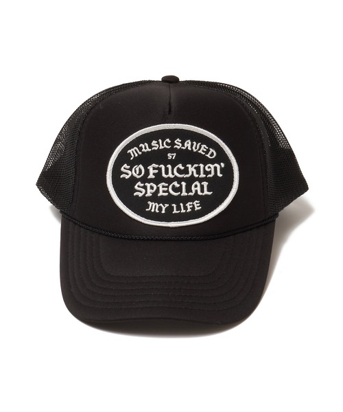 MSML（エムエスエムエル）の「MESH CAP（キャップ・メンズ・ブラック×ホワイト/ブラック×ゴールド/ブラック・ONE SIZE）」の4枚目の写真