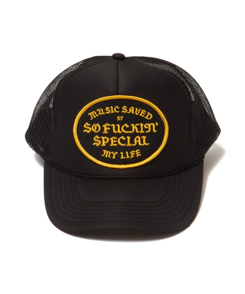 MSML（エムエスエムエル）の「MESH CAP（キャップ・メンズ・ブラック×ホワイト/ブラック×ゴールド/ブラック・ONE SIZE）」の10枚目の写真