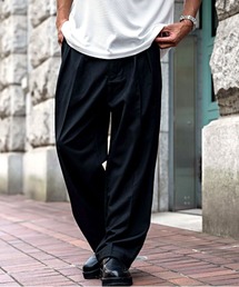 CavariA（キャバリア）の「『CavariA/キャバリア』TRワイド2タックパンツ（スラックス）」