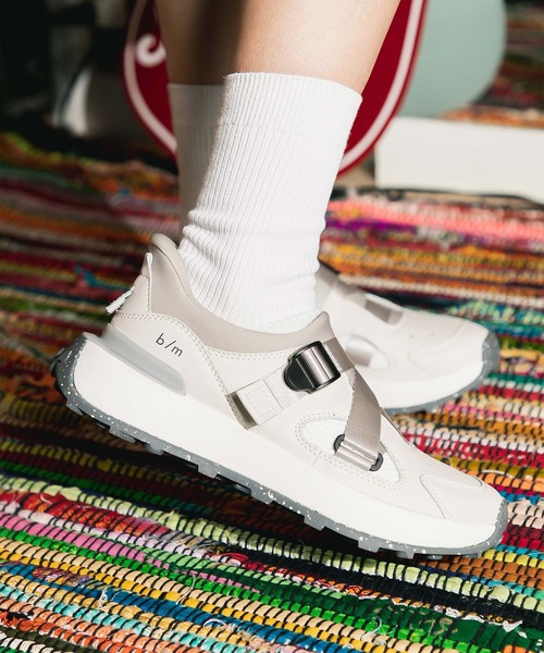 ★8月発売★秋冬新作 送料無料 ムーンスター  B/Mアイビーモック アイボリー 快適さと遊び心が融合したサスティナブルなスニーカー セール】【MoonStar／ムーンスター】B/Mアイビーモック メンズ