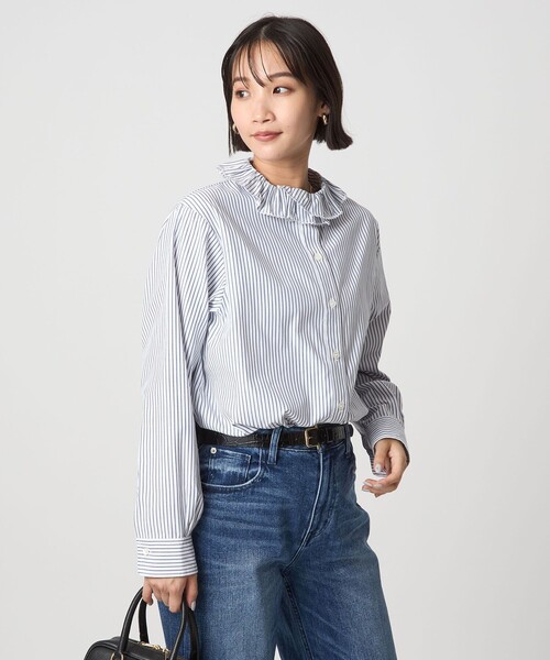 セール】【別注】＜dahl'ia＞フリル エンブロイダリー ブラウス