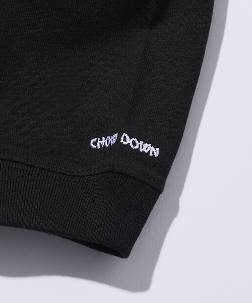 FREAK'S STORE(フリークスストア)の「限定展開 CHOW DOWN/チャウダウン ワイドシルエット ワンポイント刺繍 クルーネック ロングスリーブTシャツ(Tシャツ/カットソー・メンズ・スミクロ/ネイビー/ホワイト/アッシュグレー/ブラック・SMALL/MEDIUM/LARGE)」の21枚目の写真
