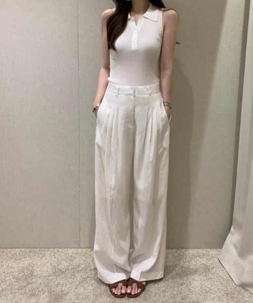 美品 ♡ レア ♡ DIESEL ノースリーブファーニット セール】ノースリーブニットトップス（ニット/セーター
