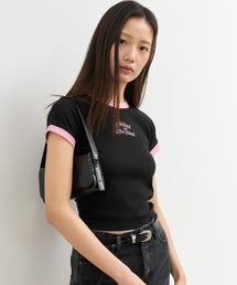 GENERAL IDEA/ジェネラルアイディア raglan crop ringer t-shirts Tシャツ