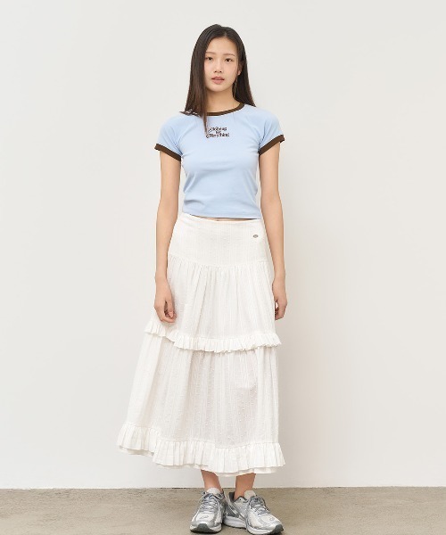 GENERAL IDEA(ジェネラルアイデア)の「GENERAL IDEA/ジェネラルアイディア raglan crop ringer t-shirts Tシャツ(Tシャツ/カットソー・レディース・ブラック/ブルー/イエロー・S/M/L)」の14枚目の写真