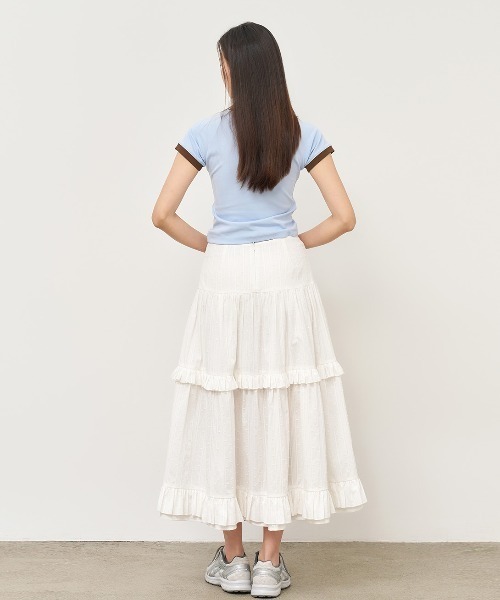 GENERAL IDEA(ジェネラルアイデア)の「GENERAL IDEA/ジェネラルアイディア raglan crop ringer t-shirts Tシャツ(Tシャツ/カットソー・レディース・ブラック/ブルー/イエロー・S/M/L)」の19枚目の写真