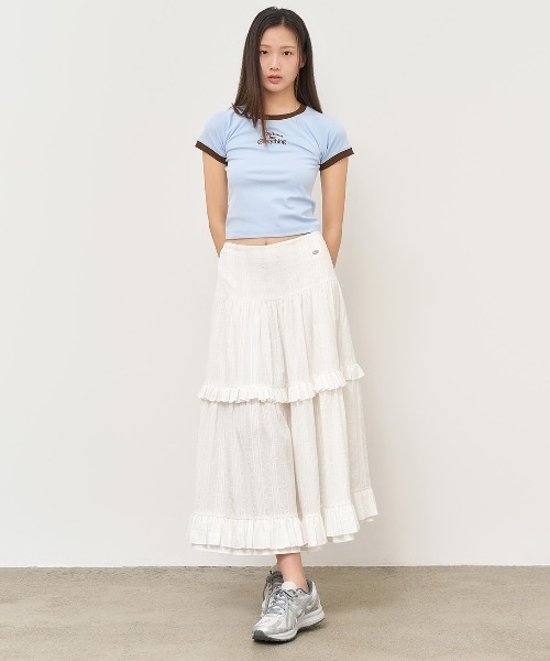 GENERAL IDEA(ジェネラルアイデア)の「GENERAL IDEA/ジェネラルアイディア raglan crop ringer t-shirts Tシャツ(Tシャツ/カットソー・レディース・ブラック/ブルー/イエロー・S/M/L)」の17枚目の写真