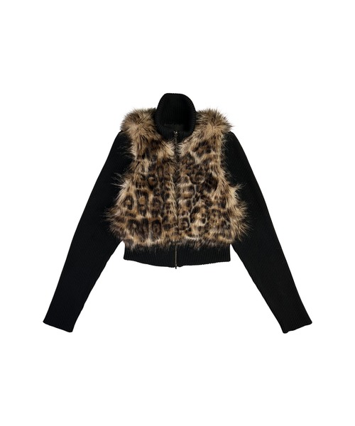 ACLENT（アクレント）の「マルチWAYスタンドカラーFauxファーベスト