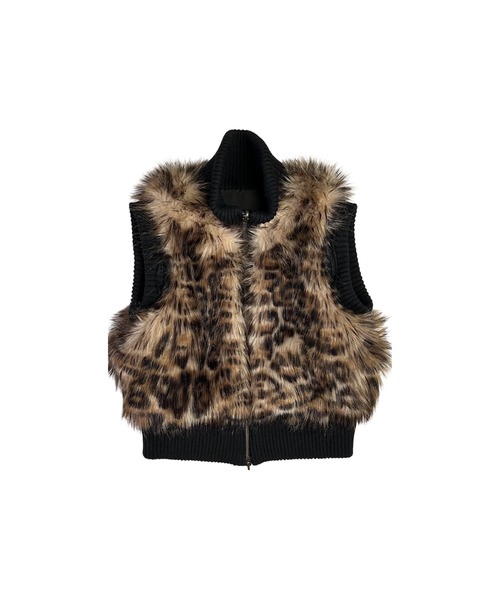 ACLENT（アクレント）の「マルチWAYスタンドカラーFauxファーベスト