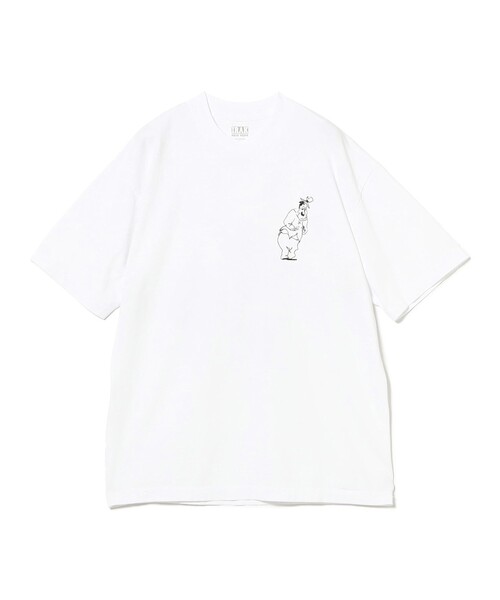 BEAMS T(ビームスティー)の「IRAK / DRAWING T-SHIRT(Tシャツ/カットソー・メンズ・ホワイト・M/L/XL)」の2枚目の写真