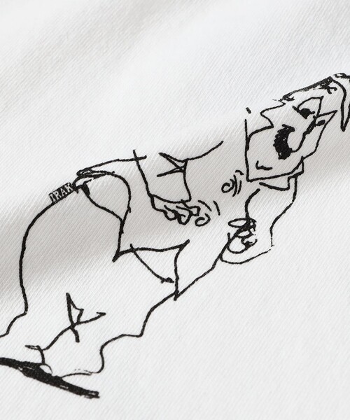 BEAMS T(ビームスティー)の「IRAK / DRAWING T-SHIRT(Tシャツ/カットソー・メンズ・ホワイト・M/L/XL)」の4枚目の写真