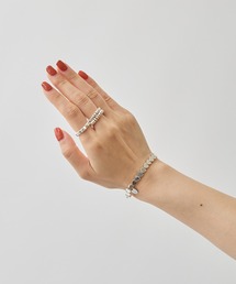 HASHIBAMI（ハシバミ）の「【HASHIBAMI】天然石 ブレスレット ※ハート型6mm（ブレスレット）」