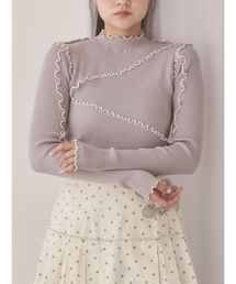 merry jenny | メロウリブニットtops(ニット/セーター)