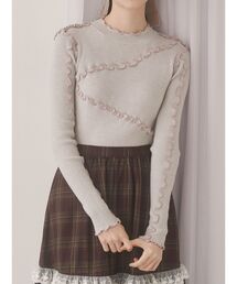 merry jenny | メロウリブニットtops(ニット/セーター)