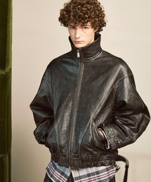MAISON SPECIAL(]XyV)́sUNISEXtSheep Leather Stand Collar Blouson/V[vU[X^hJ[u]yMAISON SPECIAL/]XyVz(u])