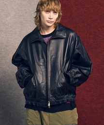 MAISON SPECIAL(]XyV)́sUNISEXtSheep Leather Stand Collar Blouson/V[vU[X^hJ[u]yMAISON SPECIAL/]XyVz(u])