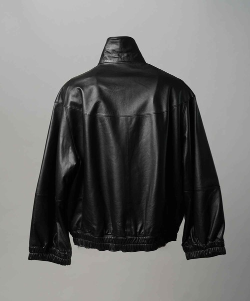 メゾンスペシャル　シープレザースタンドブルゾン UNISEX》Sheep Leather Stand Collar Blouson/シープレザー