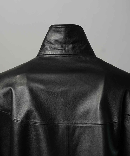 メゾンスペシャル　シープレザースタンドブルゾン UNISEX》Sheep Leather Stand Collar Blouson/シープレザー