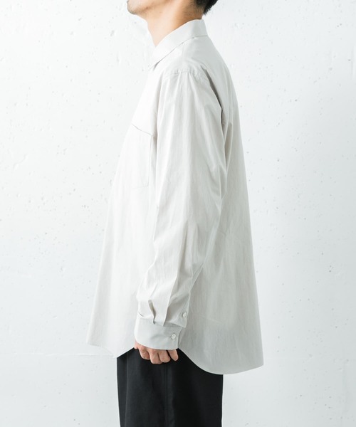 ATON SUVIN BROAD STANDARD SHIRTS（シャツ/ブラウス）｜ATON
