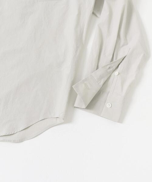 ATON（エイトン）の「ATON　SUVIN BROAD STANDARD SHIRTS（シャツ/ブラウス・メンズ・グレー・4/6）」の7枚目の写真