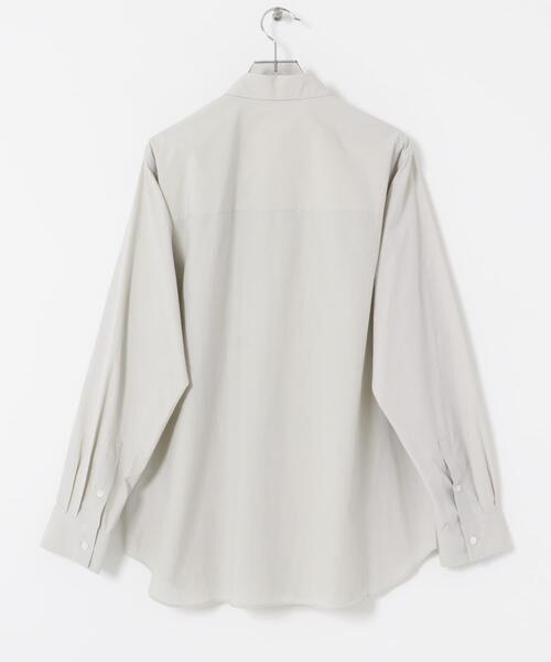 ATON（エイトン）の「ATON　SUVIN BROAD STANDARD SHIRTS（シャツ/ブラウス・メンズ・グレー・4/6）」の8枚目の写真