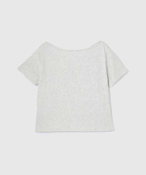 VICKY（ビッキー）の「アシンメトリードレープカットソー≪手洗い可能≫（Tシャツ/カットソー・レディース・ブラック/ライトグレー/オフホワイト・M）」の12枚目の写真