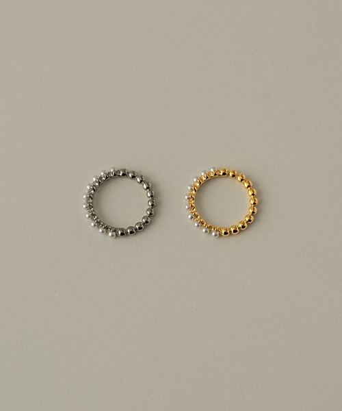 muku(ムク)の「RING/PEARL×BALL(リング・レディース・ゴールド/シルバー・FREE)」の13枚目の写真