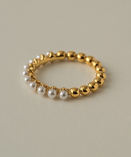 muku(ムク)の「RING/PEARL×BALL(リング・レディース・ゴールド/シルバー・FREE)」の15枚目の写真