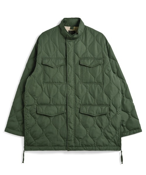 fridge(フリッジ)の「【TAION】タイオン MILITARY M65 TYPE DOWN JKT TAION-M65WZML-1(ダウンジャケット/コート・メンズ・オリーブ/その他/カーキ系/ブラック・X-LARGE/LARGE/MEDIUM/SMALL)」の2枚目の写真