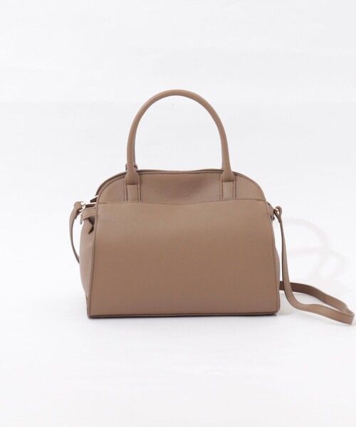 NOLLEY’S Sophi（ノーリーズソフィ）の「ひねり金具付きサイドクロストートバッグ（ショルダーバッグ・レディース・ベージュ/ブラック・FREE）」の5枚目の写真