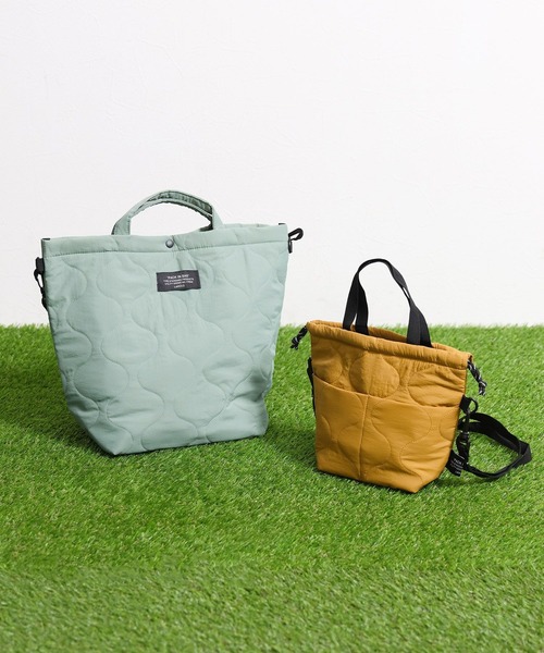 LAKOLE（ラコレ）の「キルト2WA巾着バッグ / 580611（ショルダーバッグ・レディース・グリーン/ブラック/その他1・FREE）」の4枚目の写真