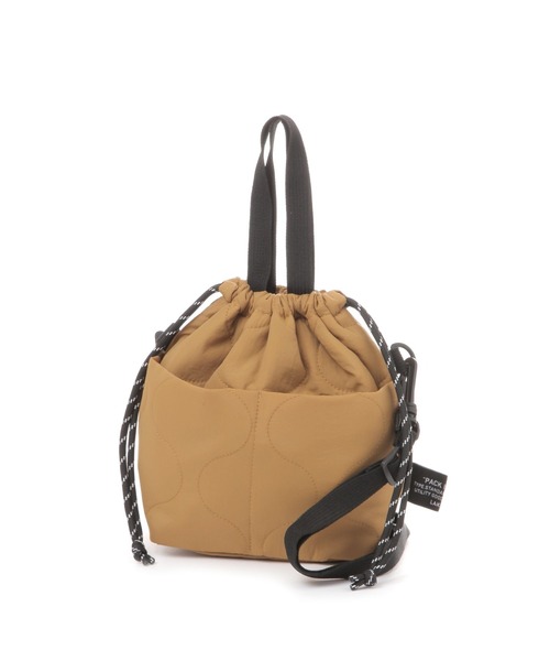 LAKOLE（ラコレ）の「キルト2WA巾着バッグ / 580611（ショルダーバッグ・レディース・グリーン/ブラック/その他1・FREE）」の5枚目の写真