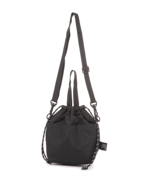 LAKOLE（ラコレ）の「キルト2WA巾着バッグ / 580611（ショルダーバッグ・レディース・グリーン/ブラック/その他1・FREE）」の6枚目の写真