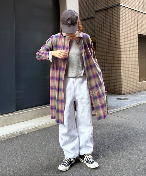 LBC（エルビーシー）の「コットンチェック3WAYワンピース（ワンピース・レディース・ブラック/パープル/ブラウン・M/L）」の11枚目の写真