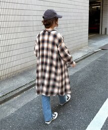 コットンチェック3WAYワンピース