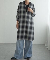 コットンチェック3WAYワンピース