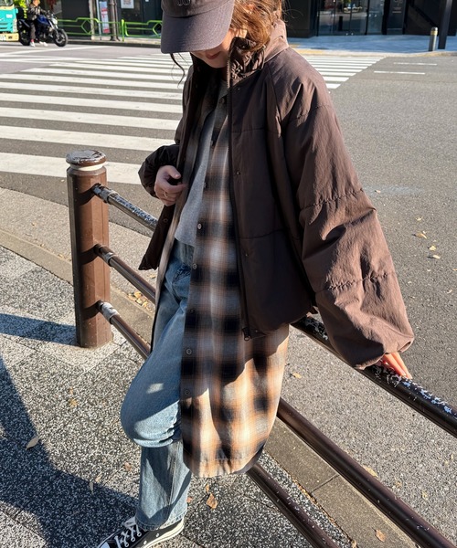 LBC（エルビーシー）の「コットンチェック3WAYワンピース（ワンピース・レディース・ブラック/パープル/ブラウン・M/L）」の5枚目の写真
