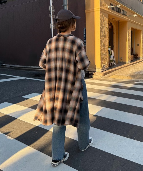 LBC（エルビーシー）の「コットンチェック3WAYワンピース（ワンピース・レディース・ブラック/パープル/ブラウン・M/L）」の6枚目の写真