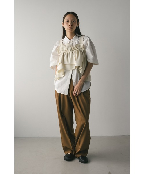 アシンメトリーフリルビスチェ（シャツ/ブラウス）｜STYLEMIXER