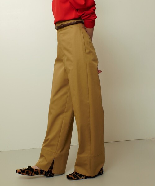 allureville(アルアバイル)の「ミリタリーツイルハイウェストパンツ(その他パンツ・レディース・ベージュ/チャコールグレー・2/1)」の7枚目の写真