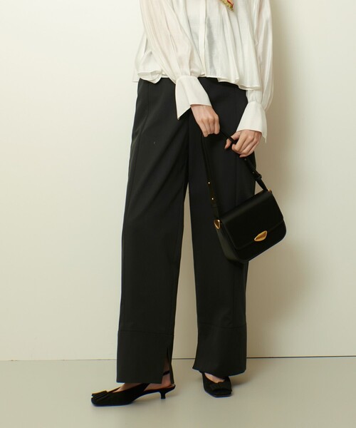 allureville(アルアバイル)の「ミリタリーツイルハイウェストパンツ(その他パンツ・レディース・ベージュ/チャコールグレー・2/1)」の17枚目の写真