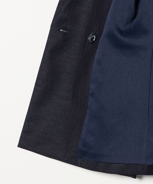 green label relaxing（グリーンレーベルリラクシング）の「ライト エアリー ダブル ジャケット（テーラードジャケット・レディース・ダークブラウン/ネイビー・36/38）」の16枚目の写真