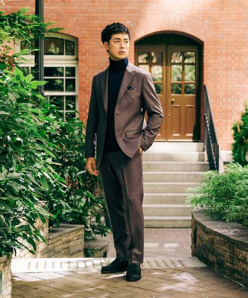 EDIFICE(エディフィス)の「SUPER 120’s ウールサキソニー テーパードパンツ【セットアップ着用可能】(スラックス・メンズ・ダークブルー/ネイビー/グリーン系その他/ベージュ系その他/ブラウン/ブラック/チャコールグレー・XX-LARGE/X-LARGE/LARGE/MEDIUM/SMALL/X-SMALL)」の18枚目の写真