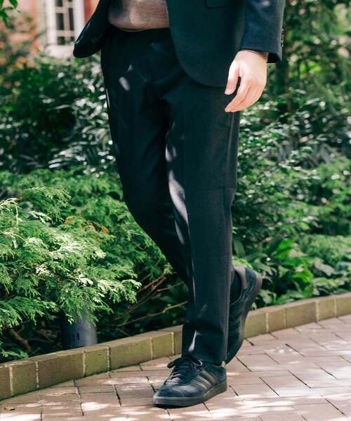 EDIFICE(エディフィス)の「SUPER 120’s ウールサキソニー テーパードパンツ【セットアップ着用可能】(スラックス・メンズ・ダークブルー/ネイビー/グリーン系その他/ベージュ系その他/ブラウン/ブラック/チャコールグレー・XX-LARGE/X-LARGE/LARGE/MEDIUM/SMALL/X-SMALL)」の9枚目の写真